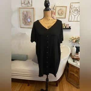Madewell black tunic dress M